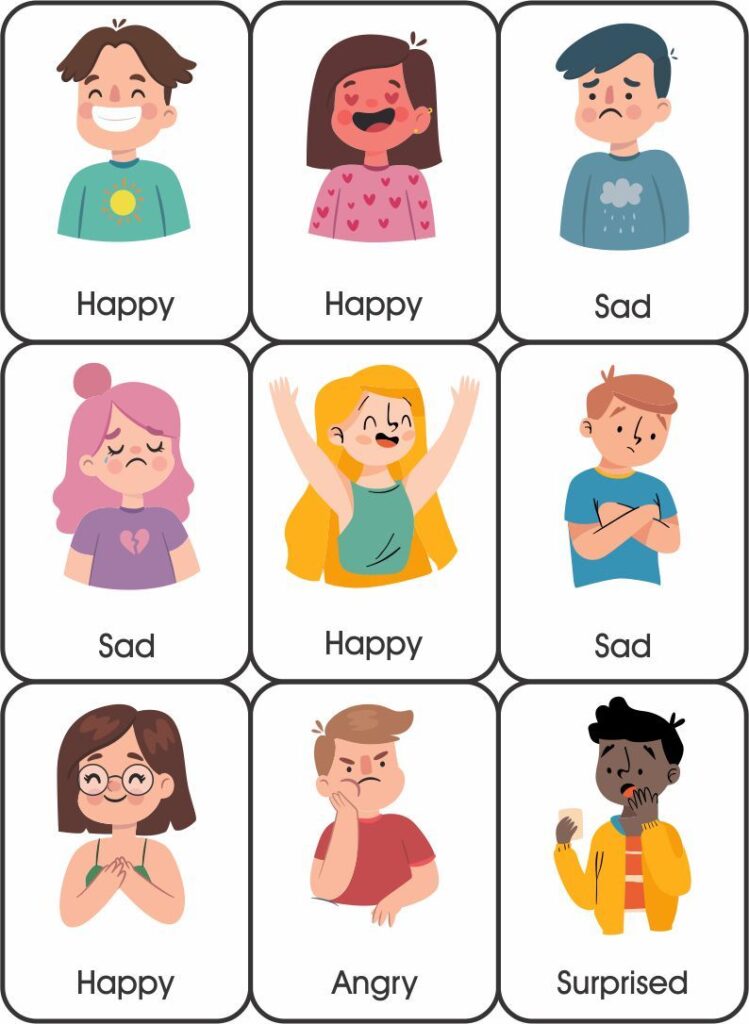 Emotion cards 